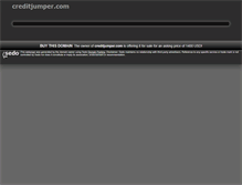 Tablet Screenshot of creditjumper.com